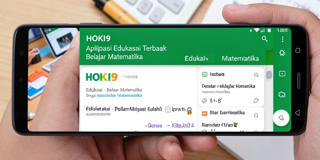Tampilan antarmuka HOKI9 yang menarik untuk belajar matematika.