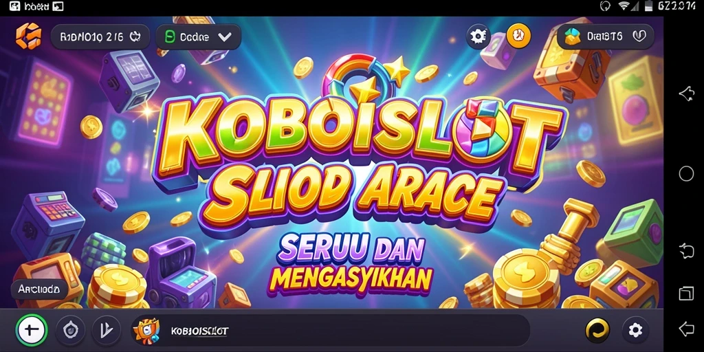 Tampilan antarmuka KOBOISLOT yang mengasyikkan dan penuh warna.