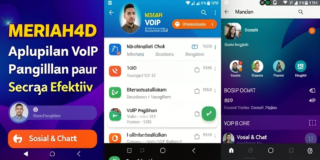 Tampilan antarmuka utama MERIAH4D yang user-friendly untuk VoIP Panggilan.