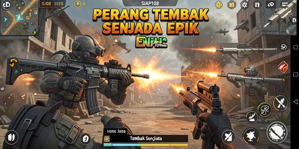 Tampilan antarmuka SIAP108 yang menarik dan mudah dinavigasi.