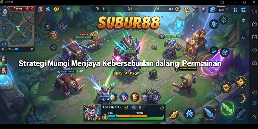 Tampilan antarmuka permainan STRATEGI SUBUR88 yang menarik.
