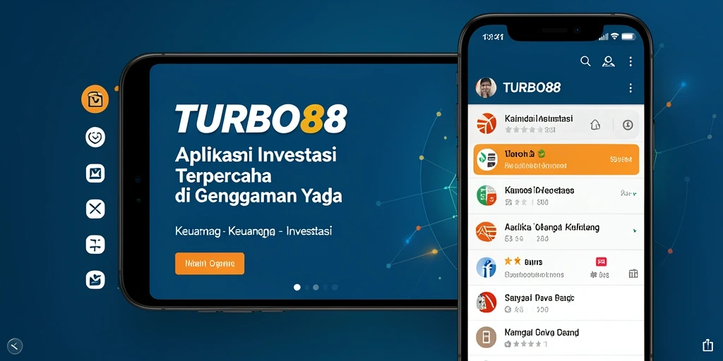Tampilan antarmuka utama TURBO88 yang mudah digunakan untuk investasi.