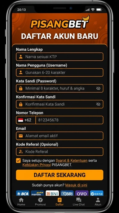 Panduan Lengkap Buat Akun Baru di pisangbet